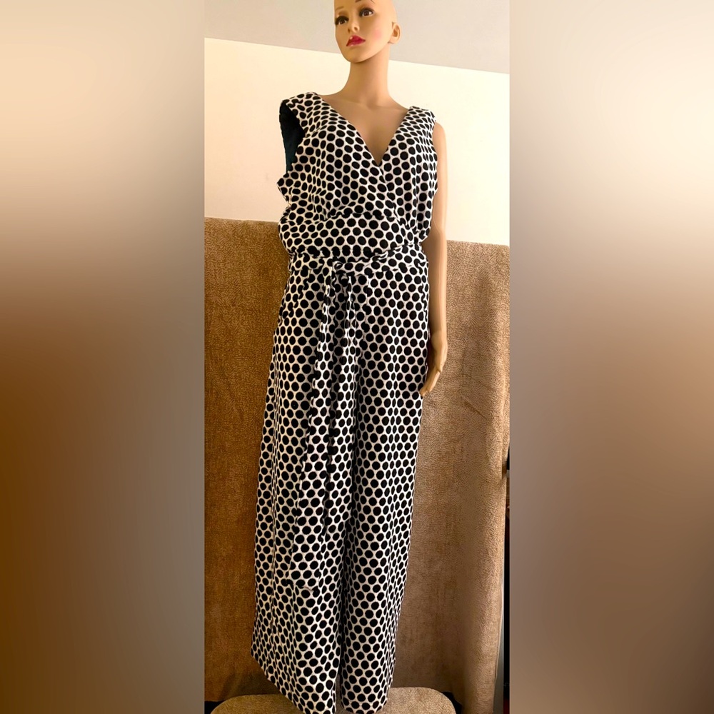 NEW EVA FRANCO jumpsuit Large NWT - Picture 3 of 8